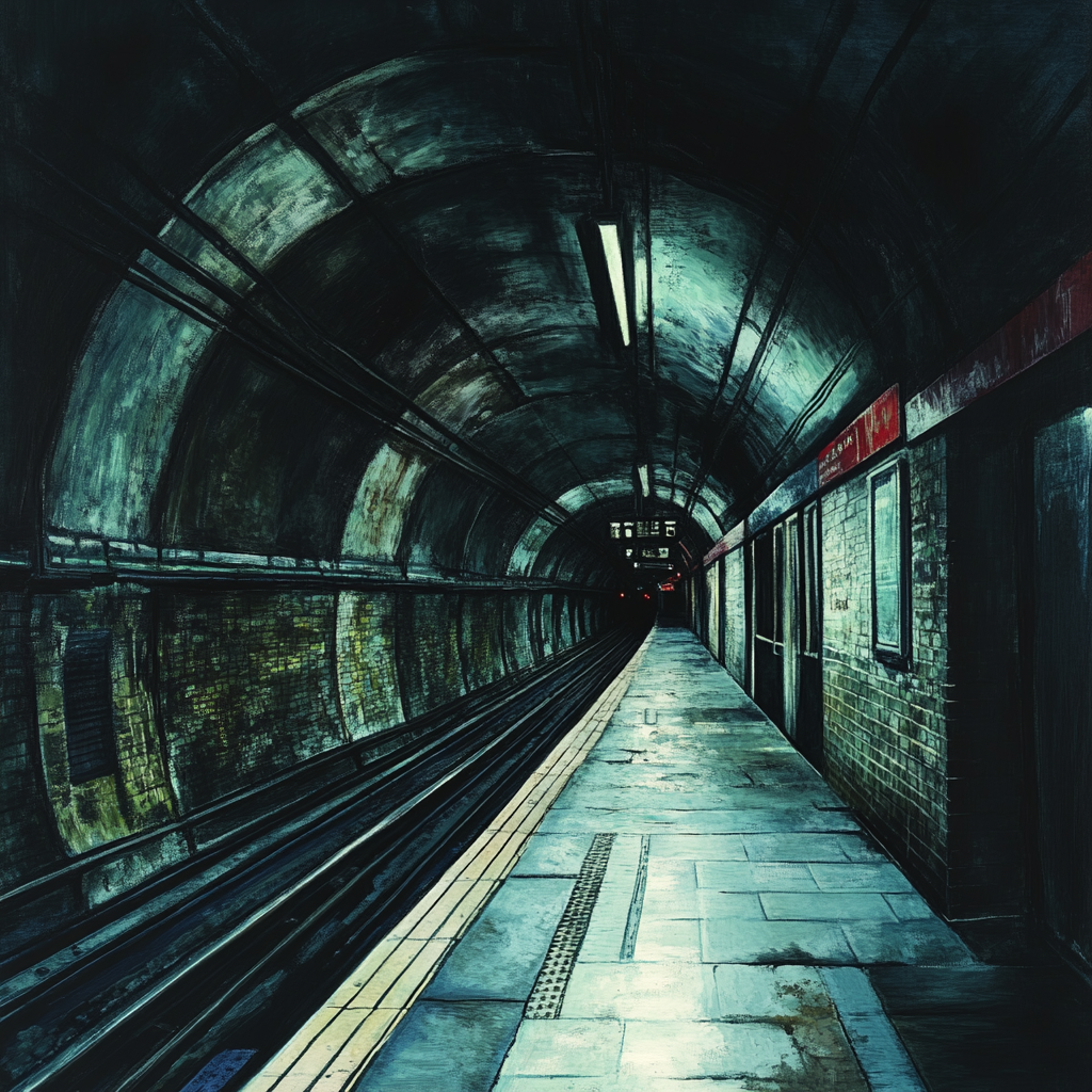 the ghosts of covent garden london underground station