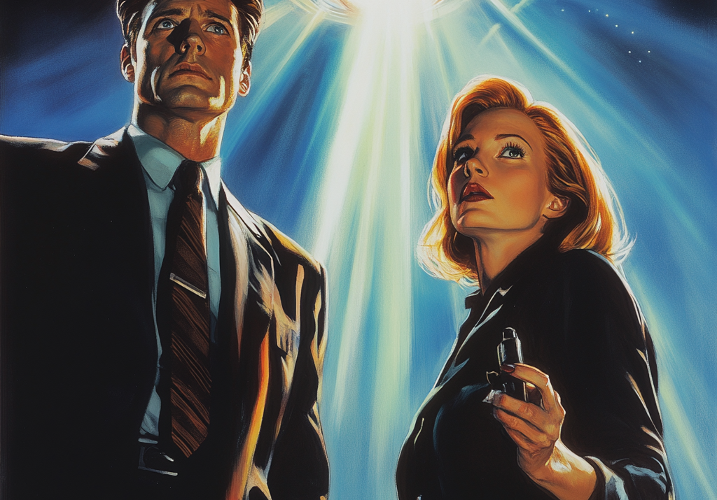 The Development of UFOs in Popular Culture X-Files Mulder and Scully