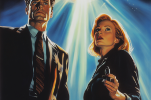 The Development of UFOs in Popular Culture X-Files Mulder and Scully
