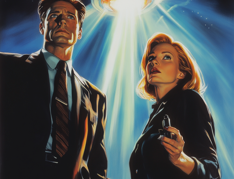 The Development of UFOs in Popular Culture X-Files Mulder and Scully